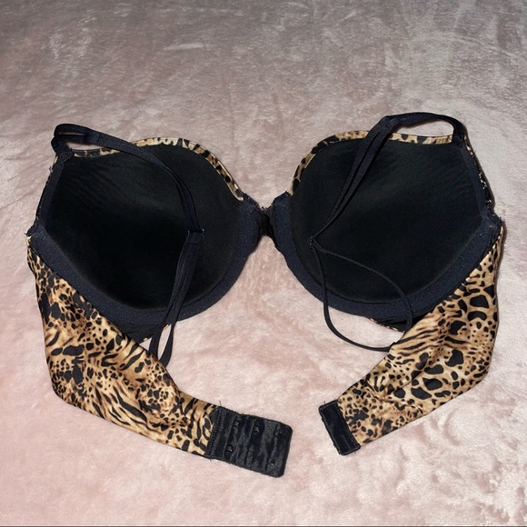 VS animal print lace very sexy lined Demi bra 36D - Picture 10 of 10